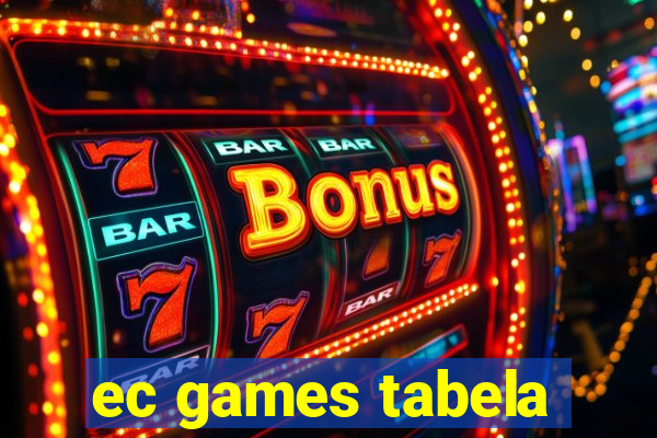 ec games tabela